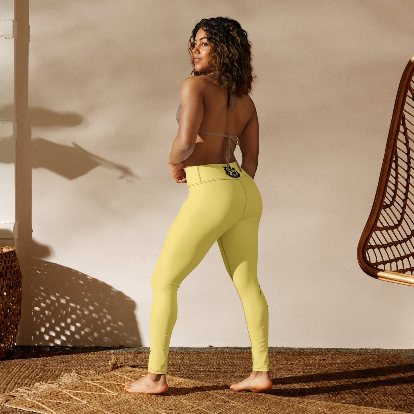 Yoga Cream Soda Fitness Line Signature Leggings - Bearclothing