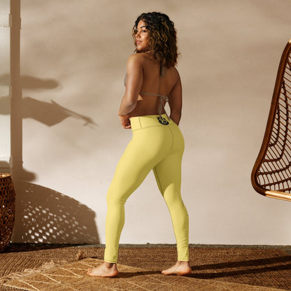 Yoga Cream Soda Fitness Line Signature Leggings - Bearclothing