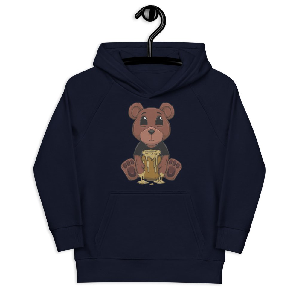 Honey Bear Eco Youth Hoodie - Bearclothing