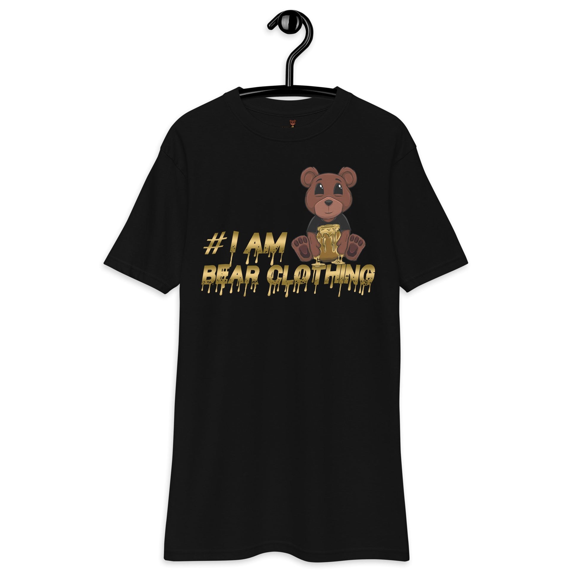 Honey Bear I am Bear Clothing Heavyweight Tee (Tall) - Bearclothing