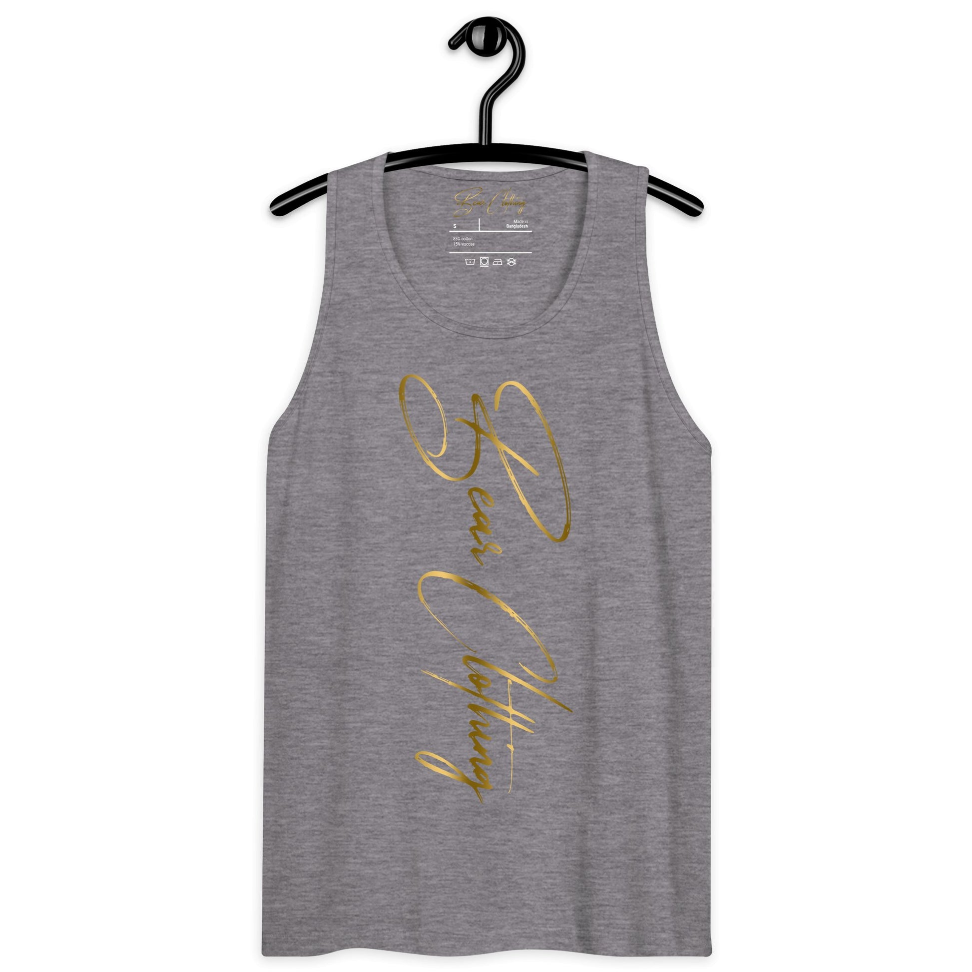 Gold Print signature premium tank top Men - Bearclothing