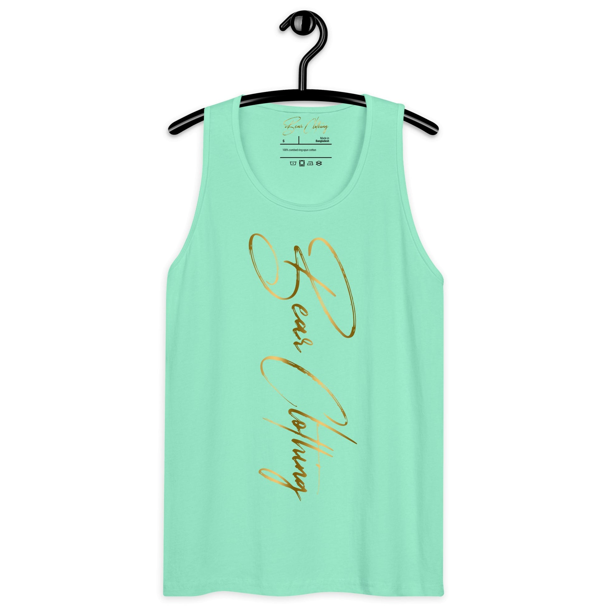 Gold Print signature premium tank top Men - Bearclothing