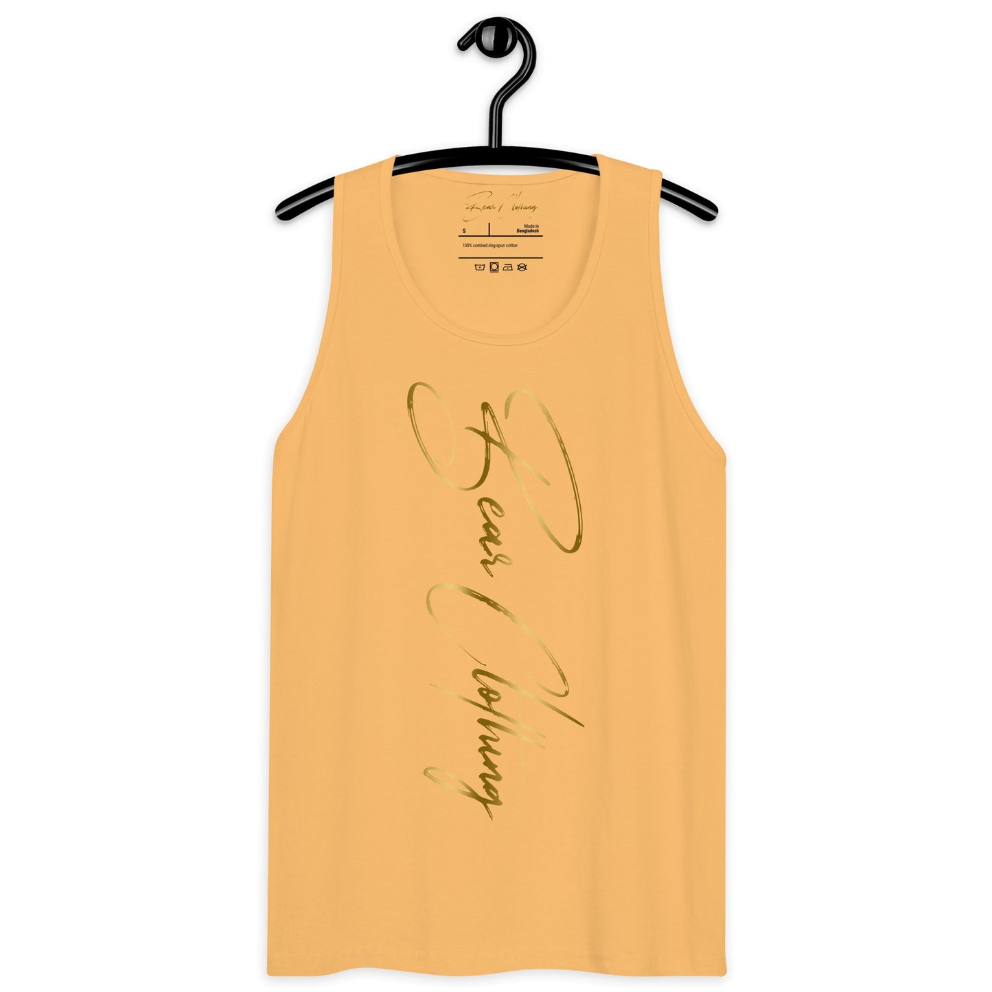 Gold Print signature premium tank top Men - Bearclothing