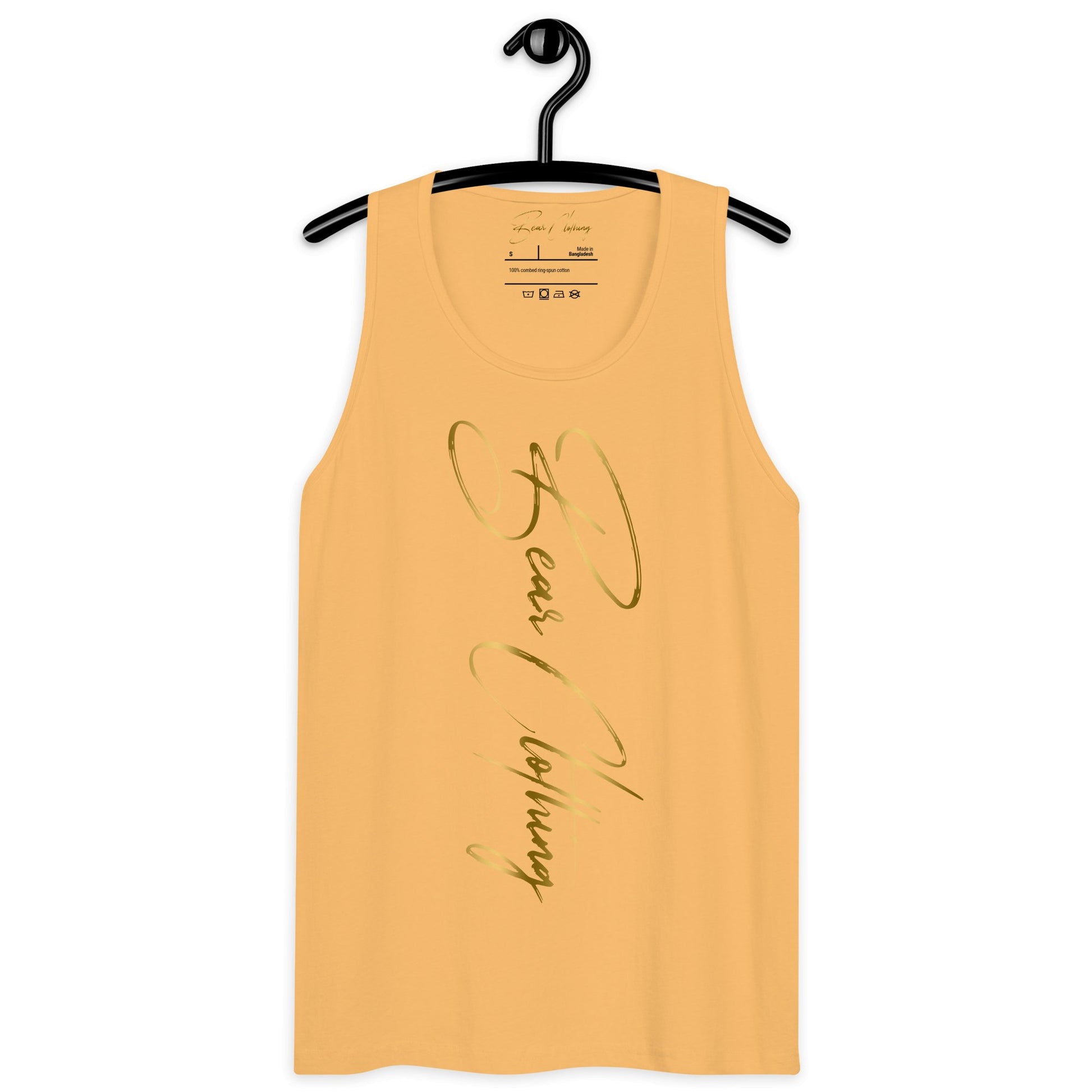 Gold Print signature premium tank top Men - Bearclothing