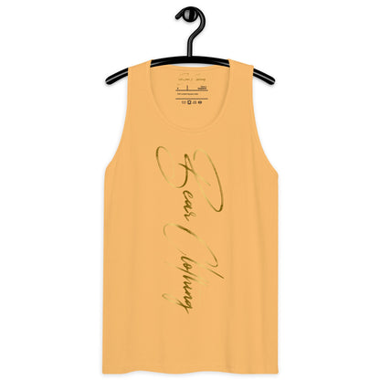 Gold Print signature premium tank top Men - Bearclothing