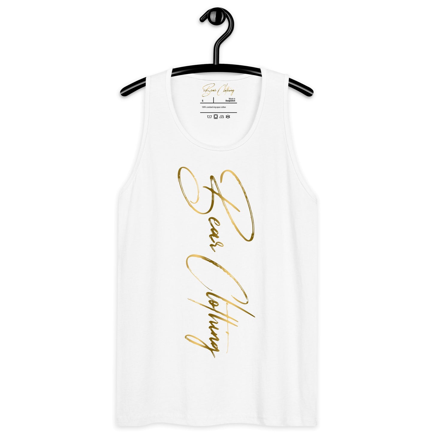 Gold Print signature premium tank top Men - Bearclothing