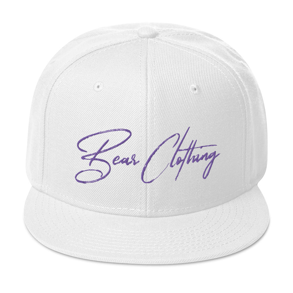 Purple Signature Edition Snapback Hat - Bearclothing