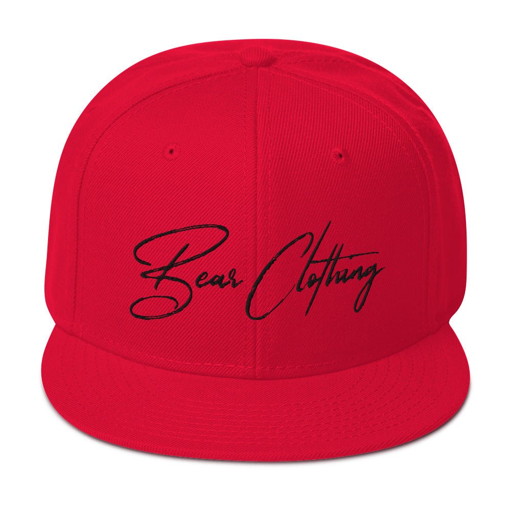 Black Signature Edition Snapback Hat - Bearclothing