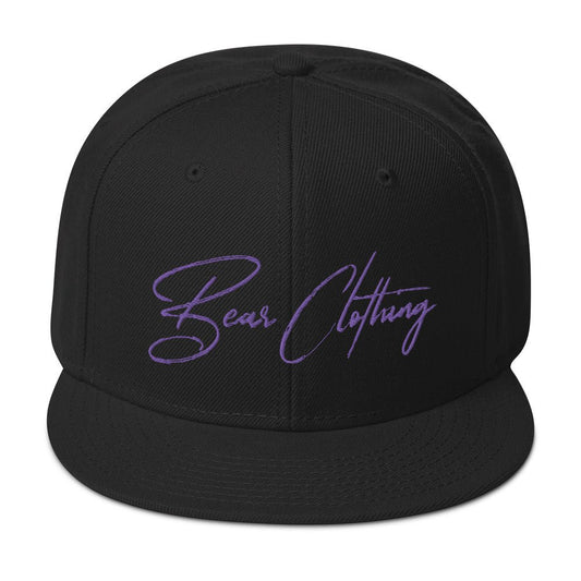 Purple Signature Edition Snapback Hat - Bearclothing