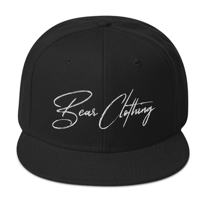 White Signature Edition Snapback Hat - Bearclothing