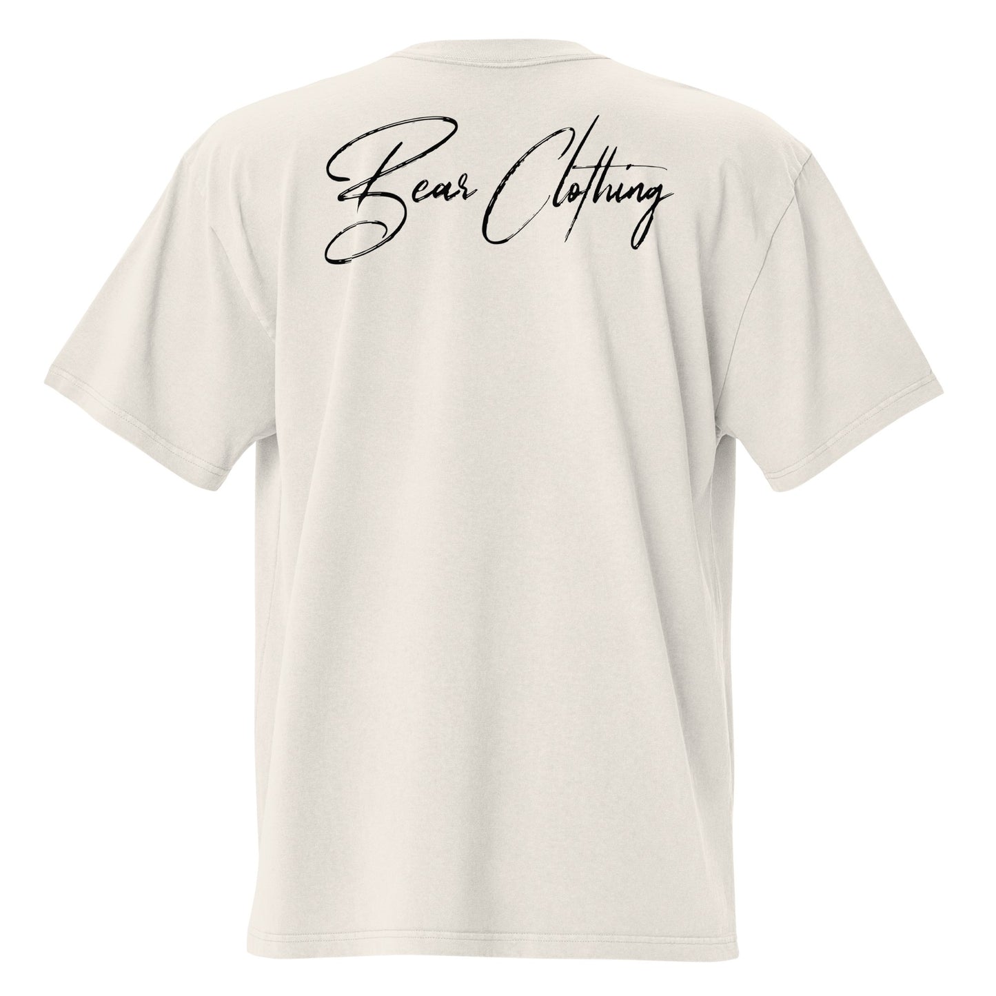 I am bear clothing oversized faded graphic t-shirt. - Bearclothing