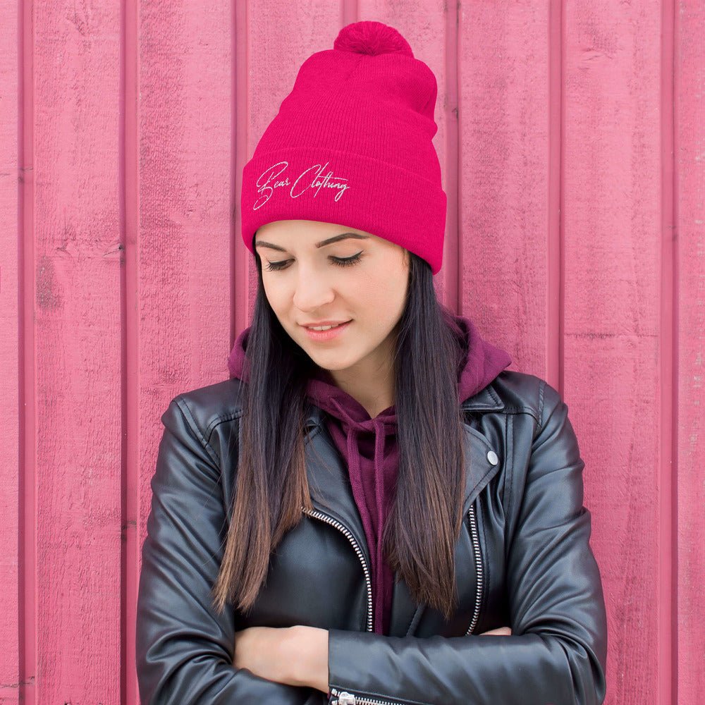 Pom-Pom Beanie Multiple Colors Hat - Bearclothing
