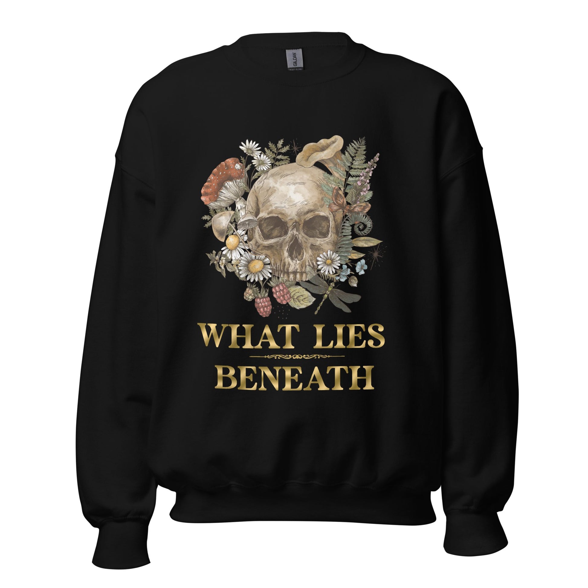 What Lies Beneath Premium Gildan Sweatshirt - Bearclothing