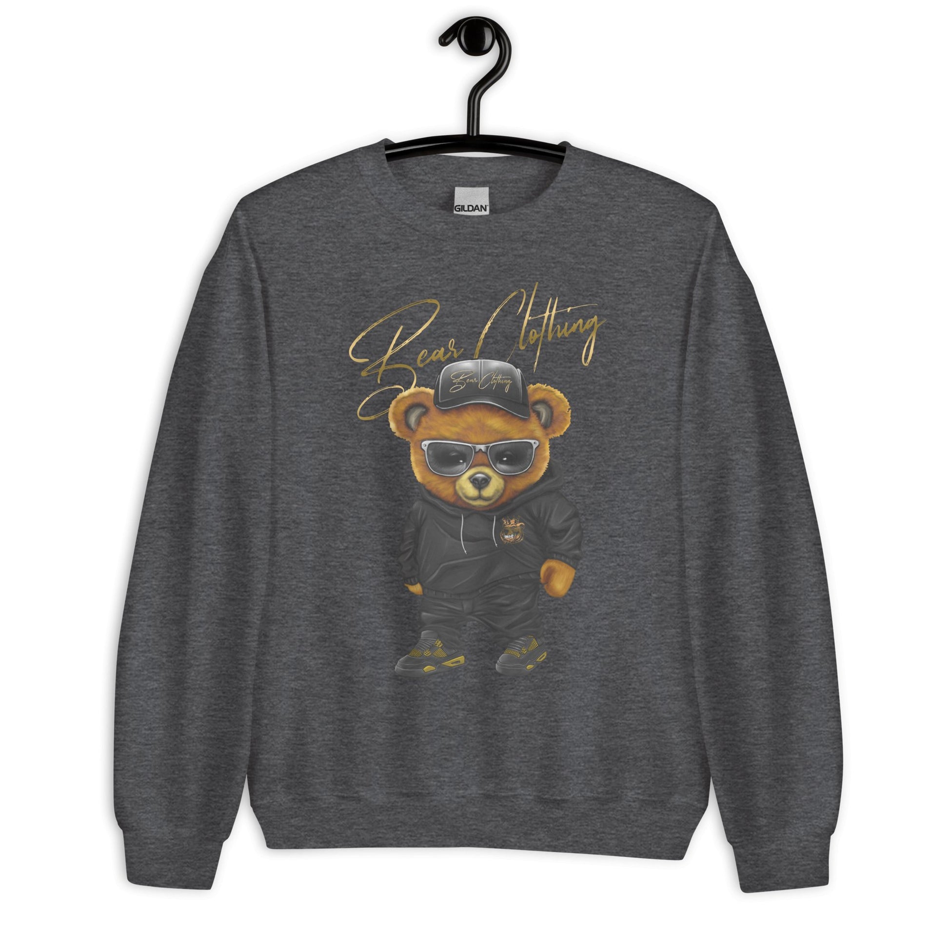 Wrapped In His Worth Honey Bear Sweatshirt - Bearclothing