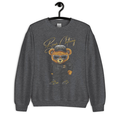 Wrapped In His Worth Honey Bear Sweatshirt - Bearclothing