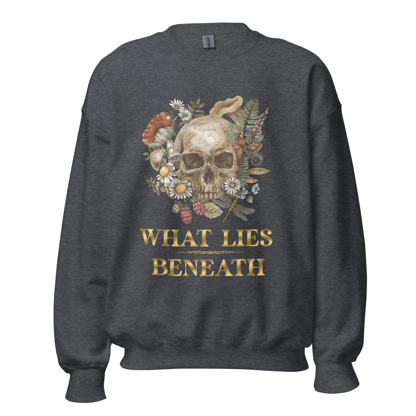 What Lies Beneath Premium Gildan Sweatshirt - Bearclothing