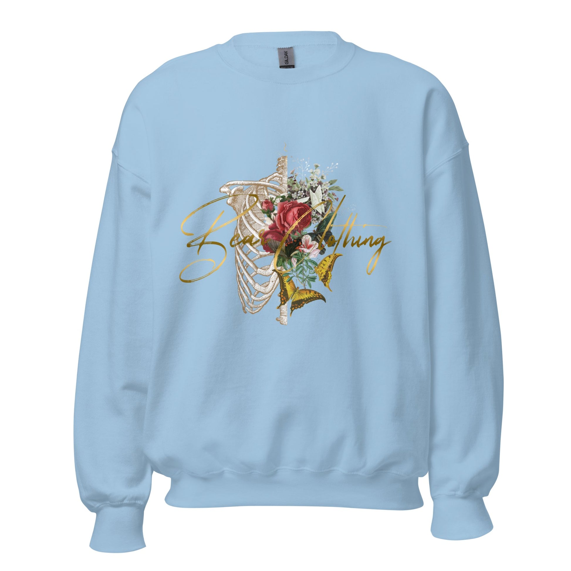 What Lies Beneath Ribs Premium Gildan Sweatshirt - Bearclothing