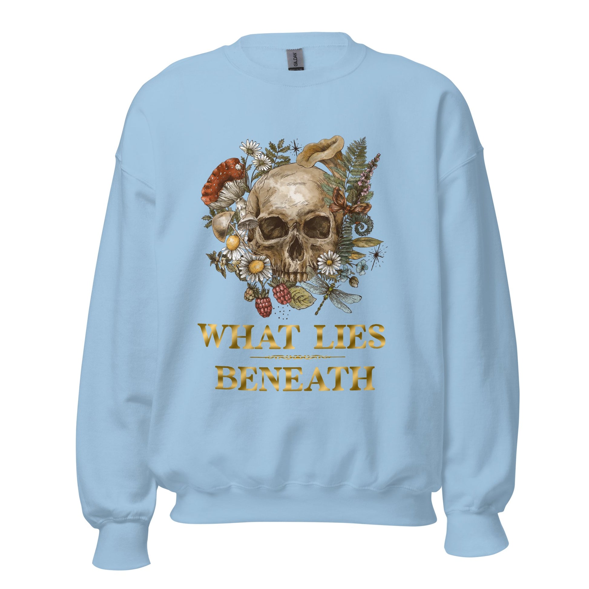 What Lies Beneath Premium Gildan Sweatshirt - Bearclothing