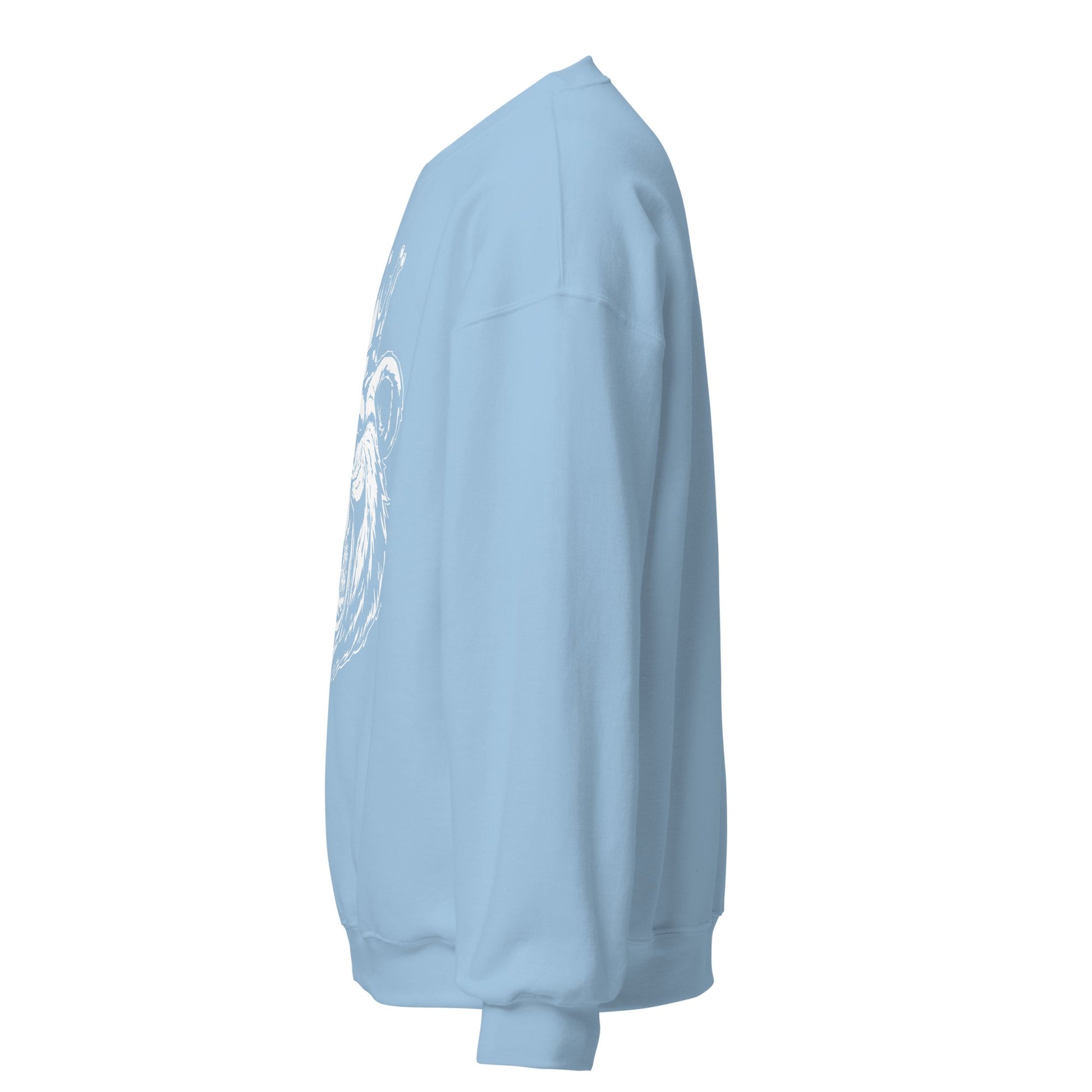 White Bear with Crown Sweatshirt - Bearclothing