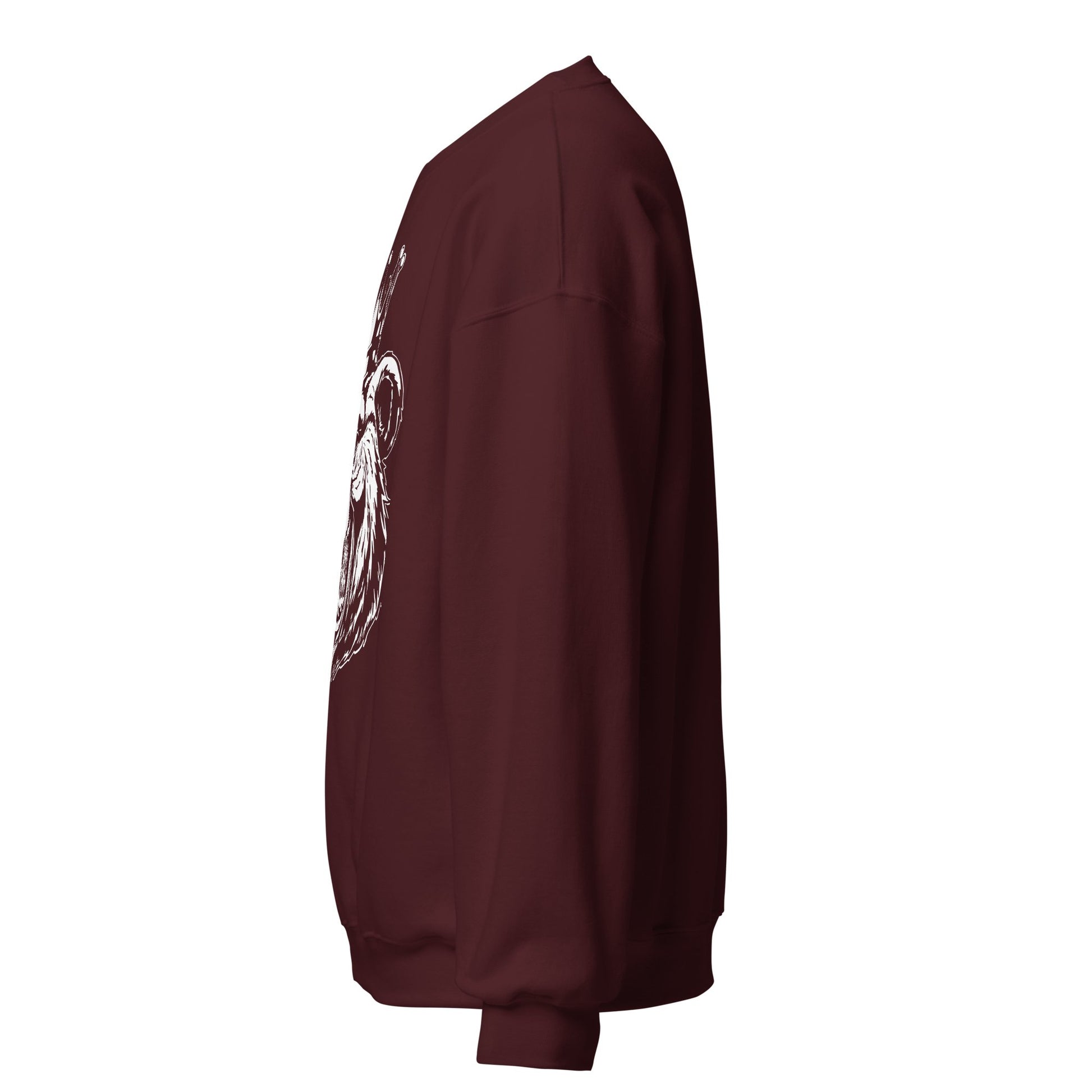 White Bear with Crown Sweatshirt - Bearclothing