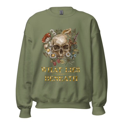 What Lies Beneath Premium Gildan Sweatshirt - Bearclothing