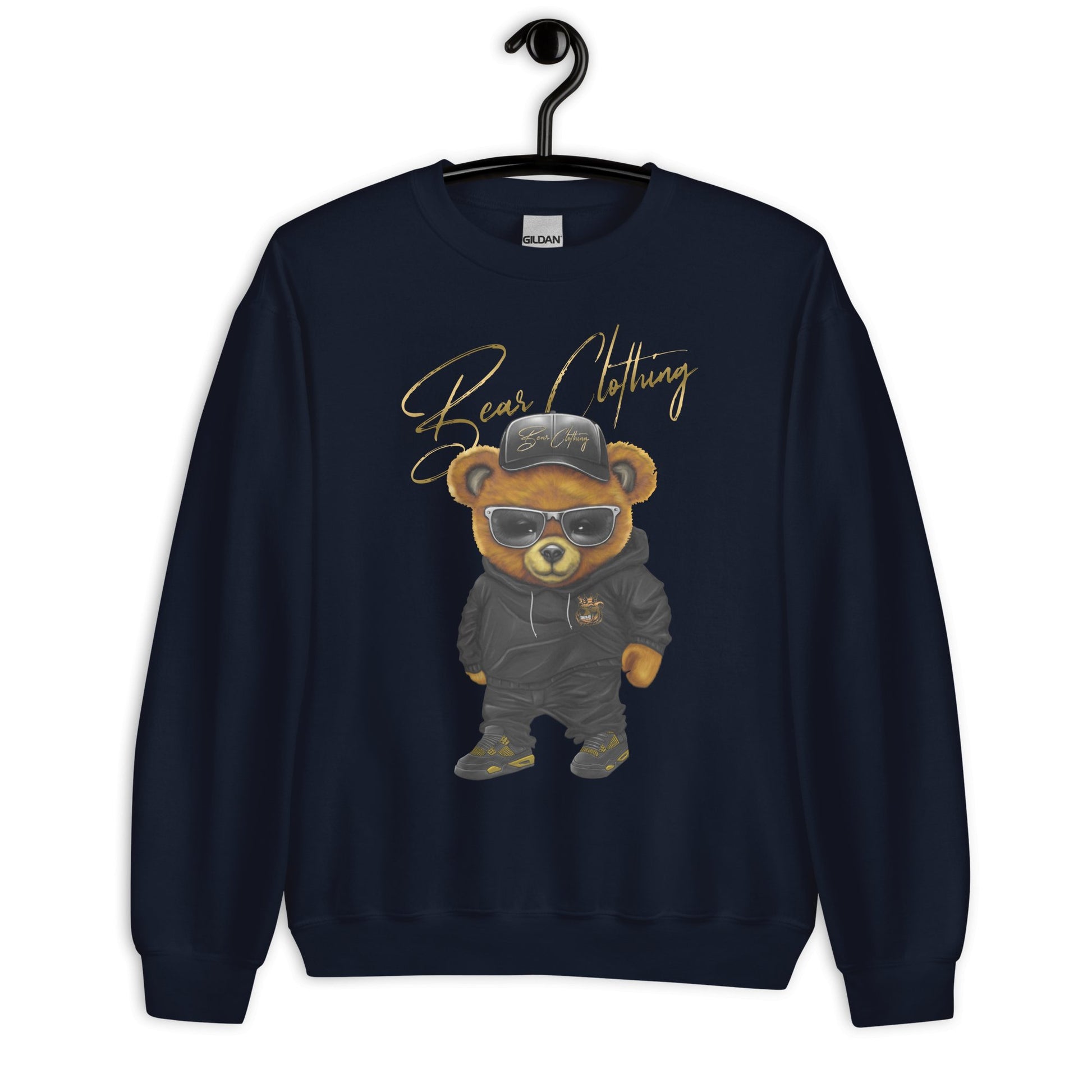 Wrapped In His Worth Honey Bear Sweatshirt - Bearclothing
