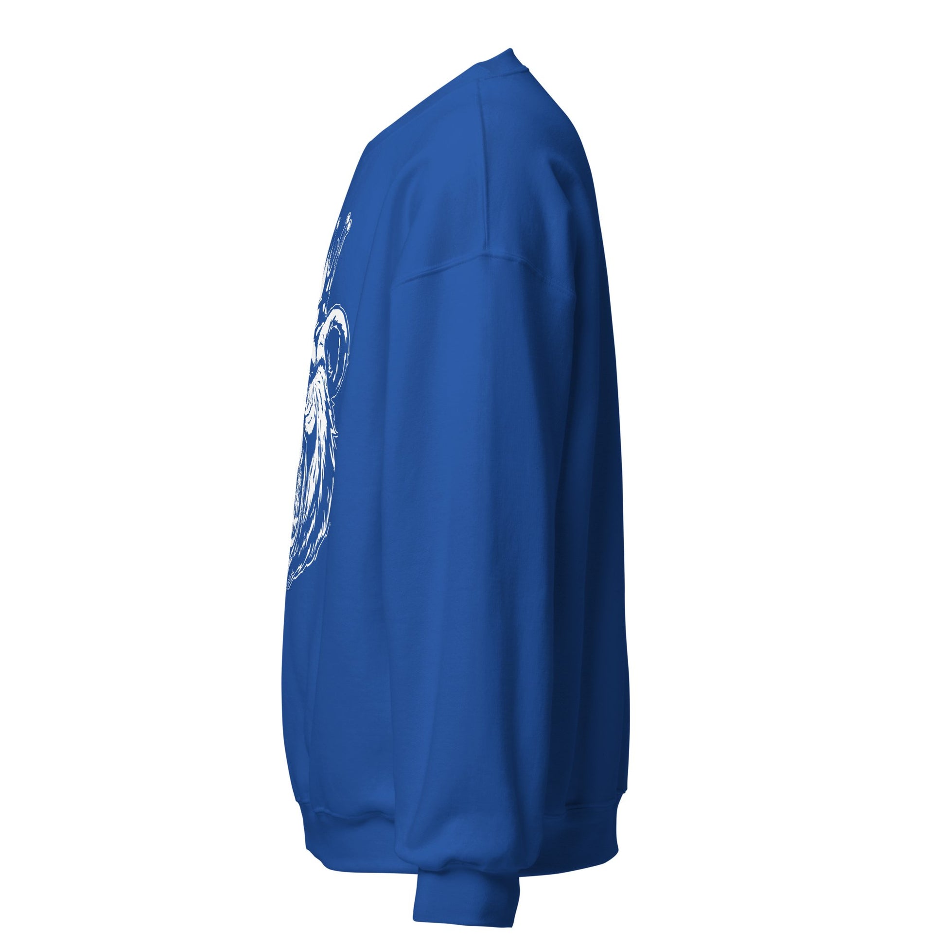 White Bear with Crown Sweatshirt - Bearclothing