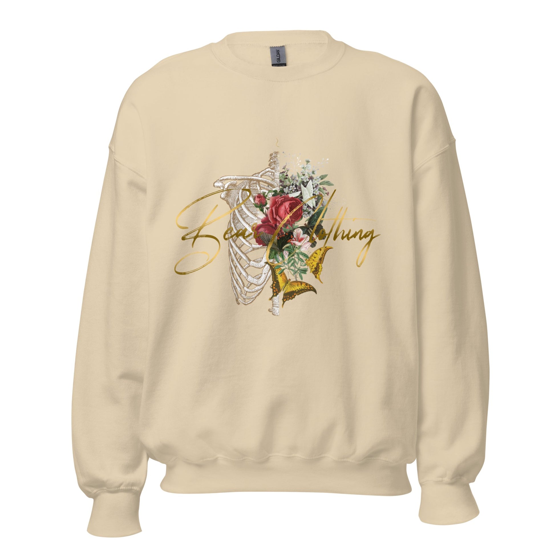 What Lies Beneath Ribs Premium Gildan Sweatshirt - Bearclothing