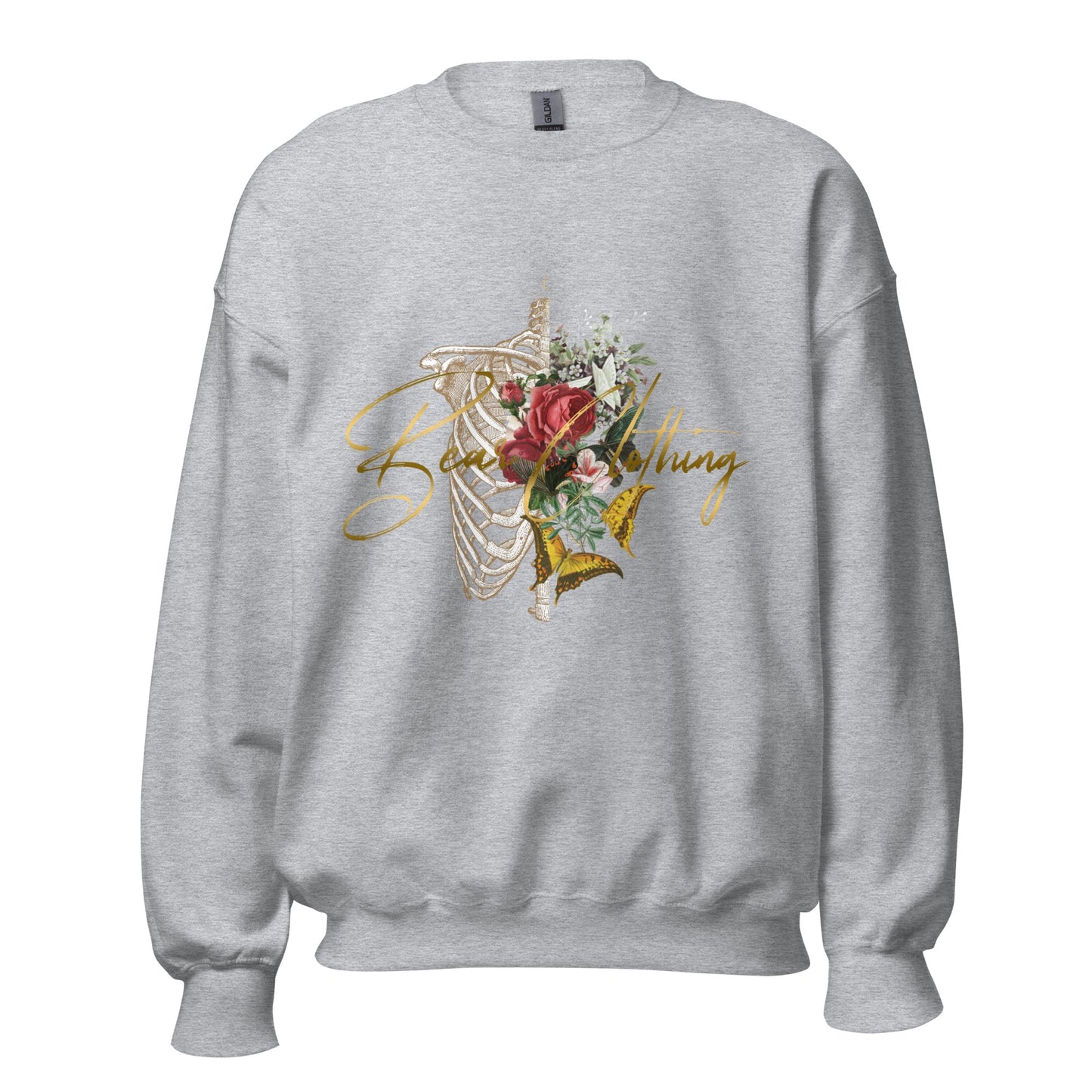 What Lies Beneath Ribs Premium Gildan Sweatshirt - Bearclothing