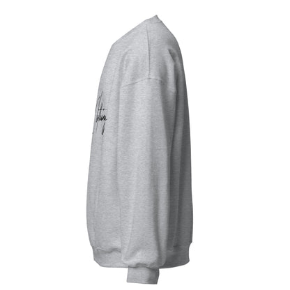 Fall Black Signature Print Sweatshirt