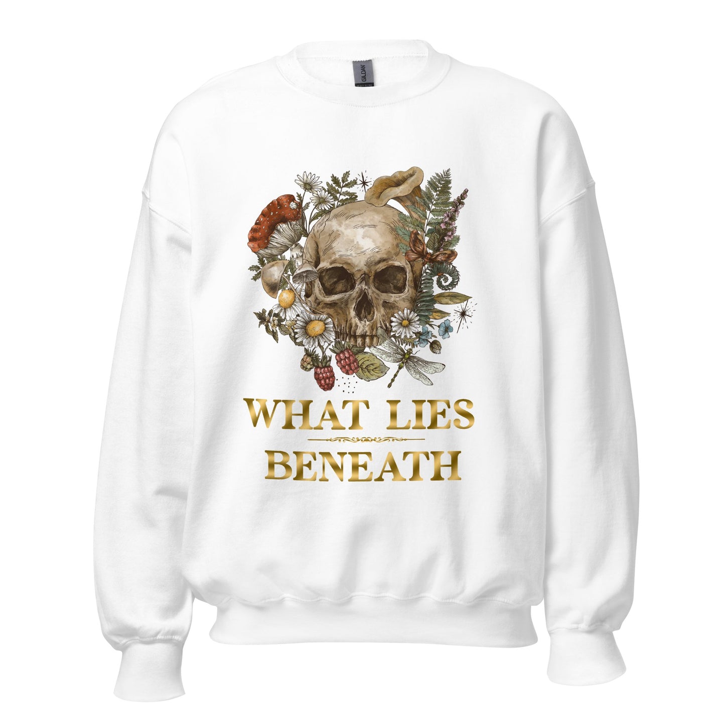 What Lies Beneath Premium Gildan Sweatshirt - Bearclothing