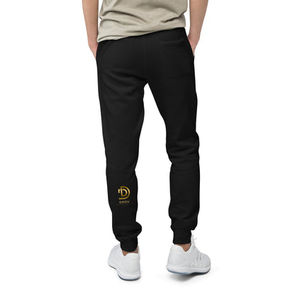 DPOV Gold Print Unisex Fleece Sweatpants