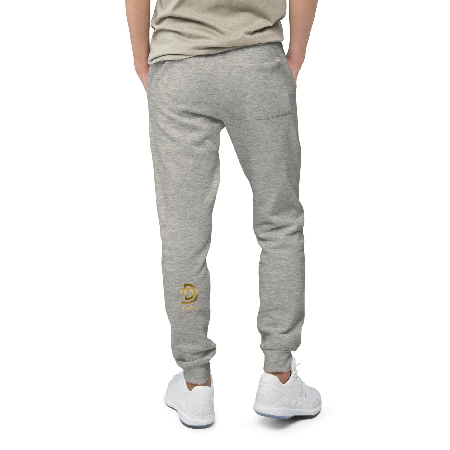 DPOV Gold Print Unisex Fleece Sweatpants