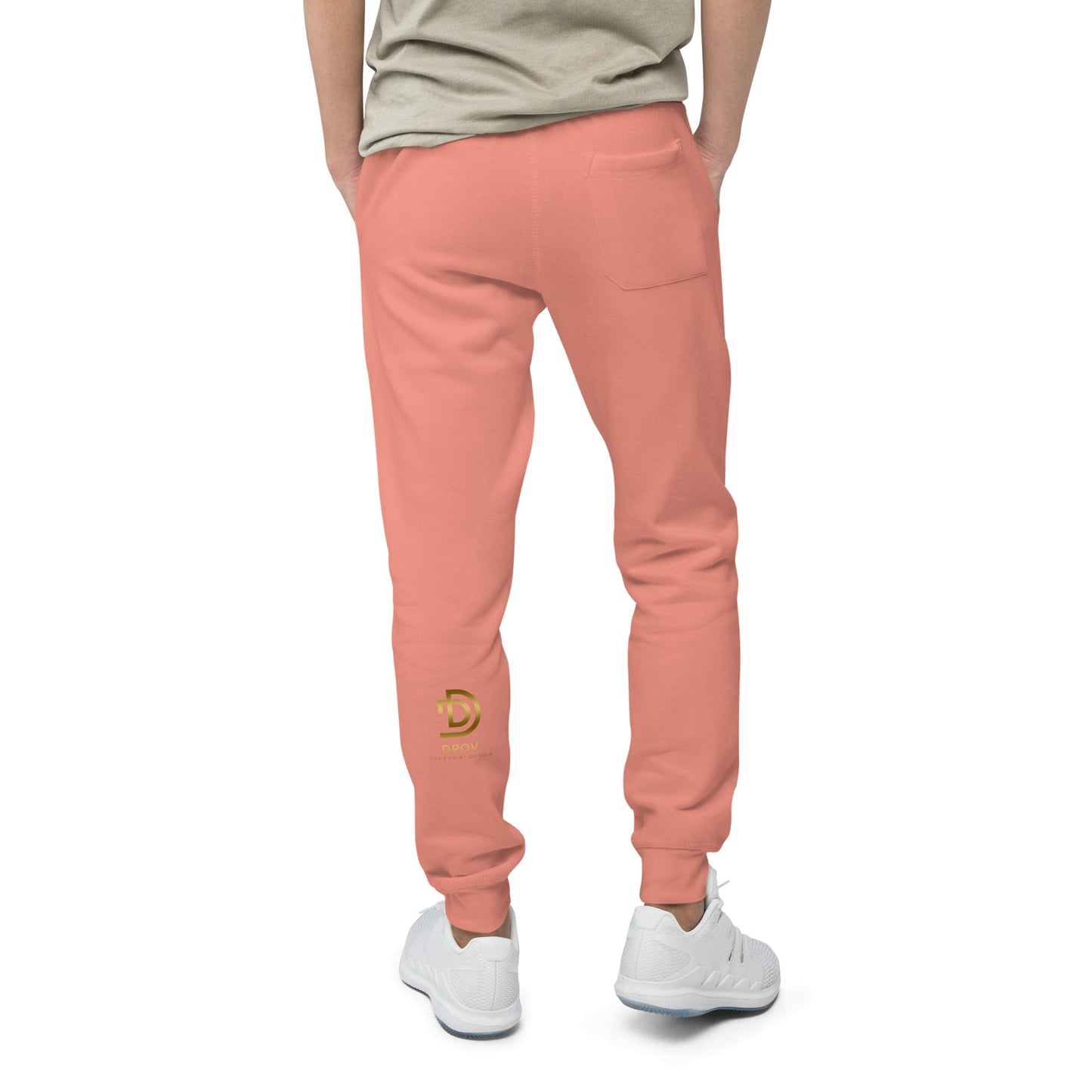 DPOV Gold Print Unisex Fleece Sweatpants