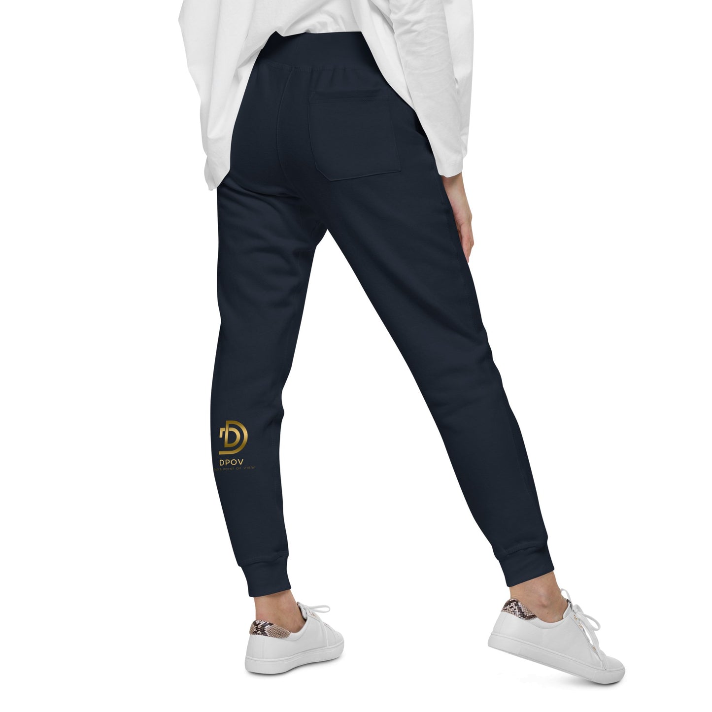 DPOV Gold Print Unisex Fleece Sweatpants