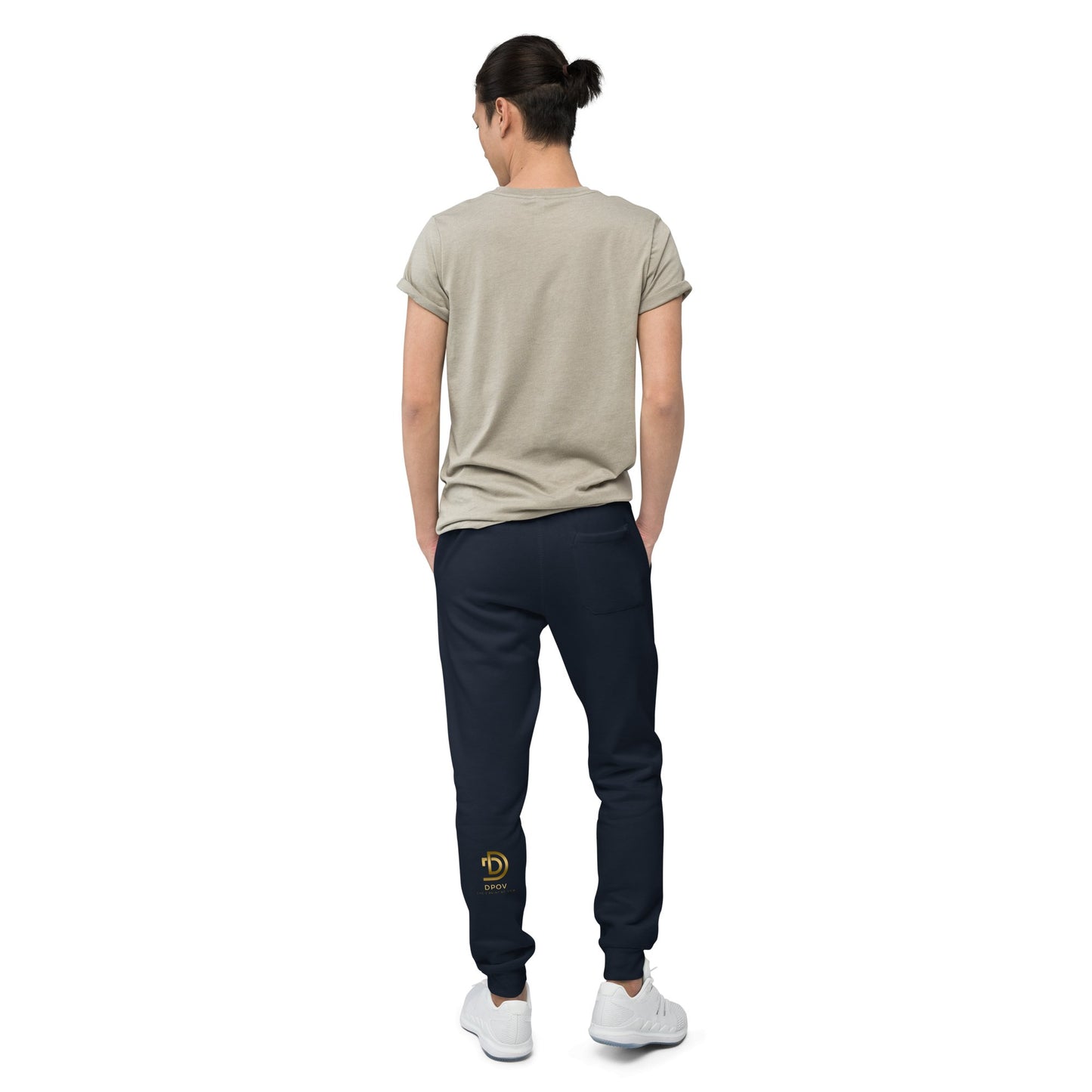 DPOV Gold Print Unisex Fleece Sweatpants