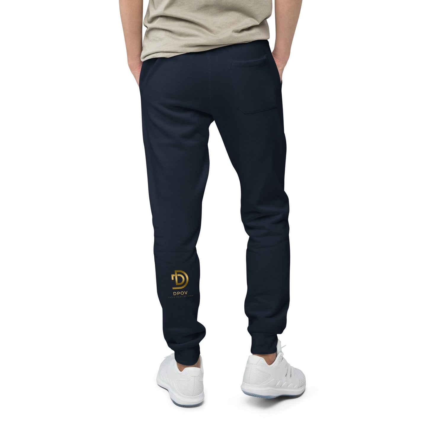 DPOV Gold Print Unisex Fleece Sweatpants