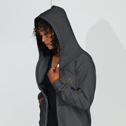 What Lies beneath Skull Zip Up Hoodie - Bearclothing