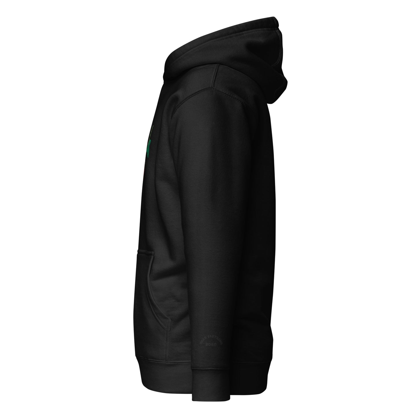 Fall Rose Your Worth Embroidery Premium Hoodie