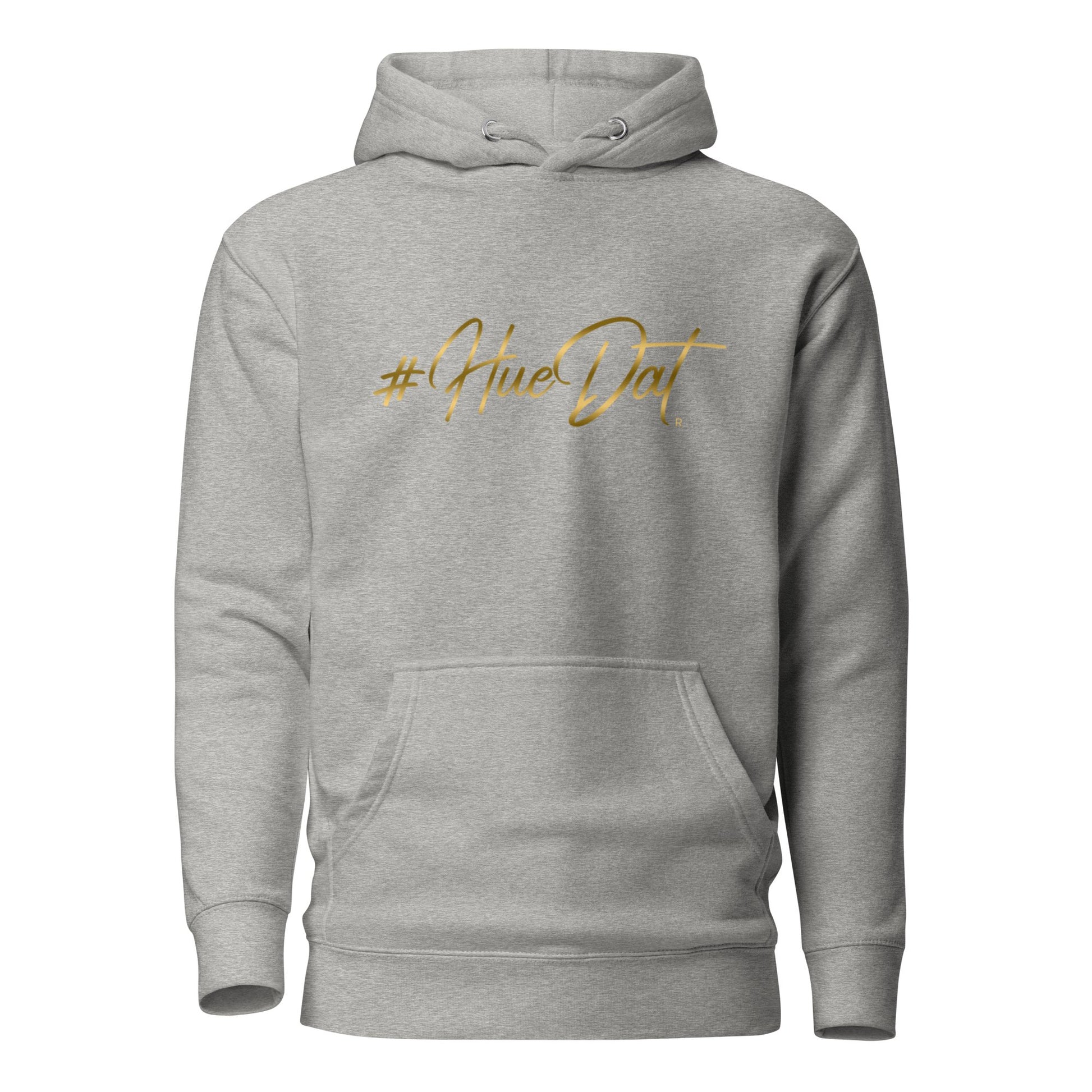 Huedat Exclusive Gold Print Fleece Unisex Hoodie - Bearclothing