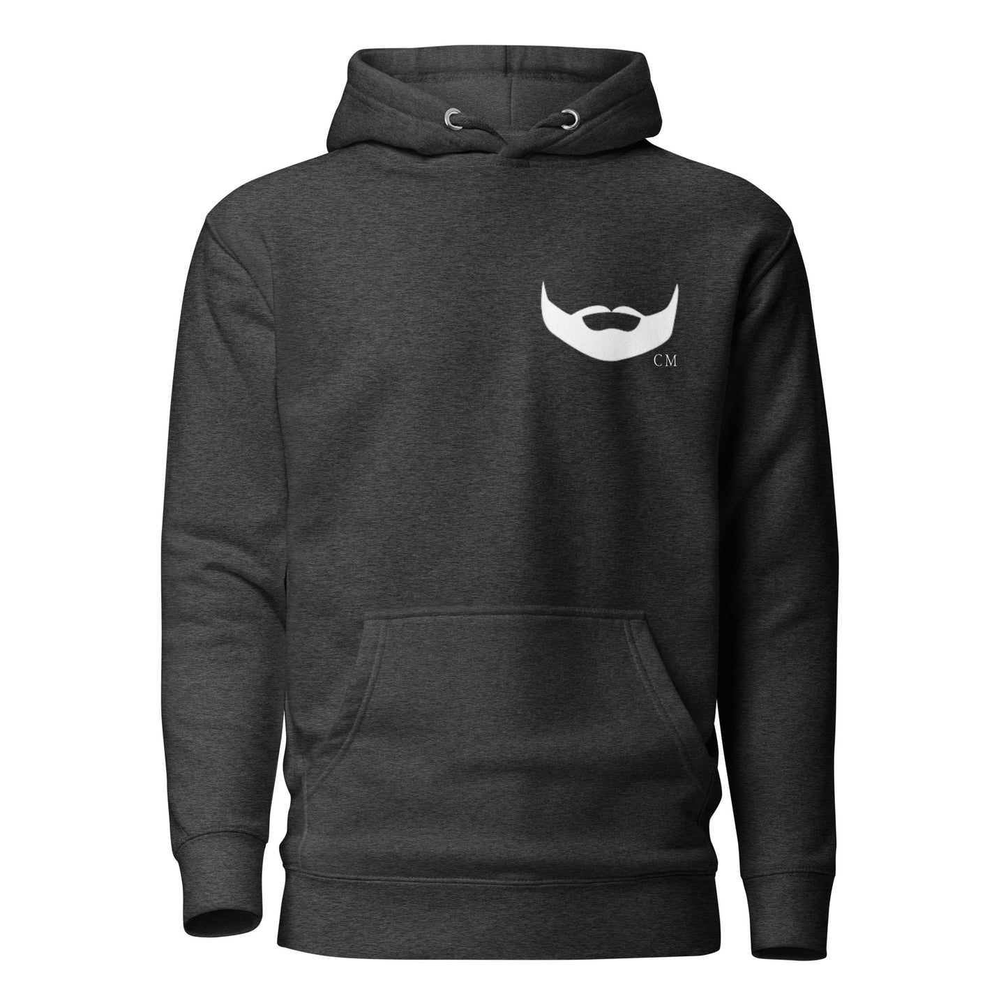 DPOV White Print Premium Unisex Beard Hoodie