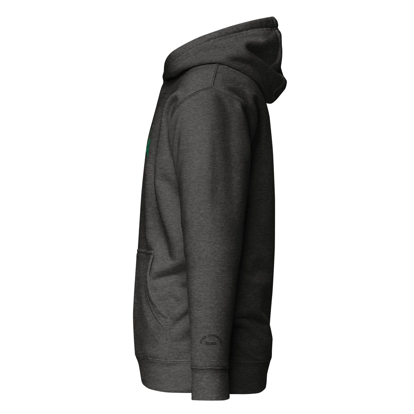 Fall Rose Your Worth Embroidery Premium Hoodie