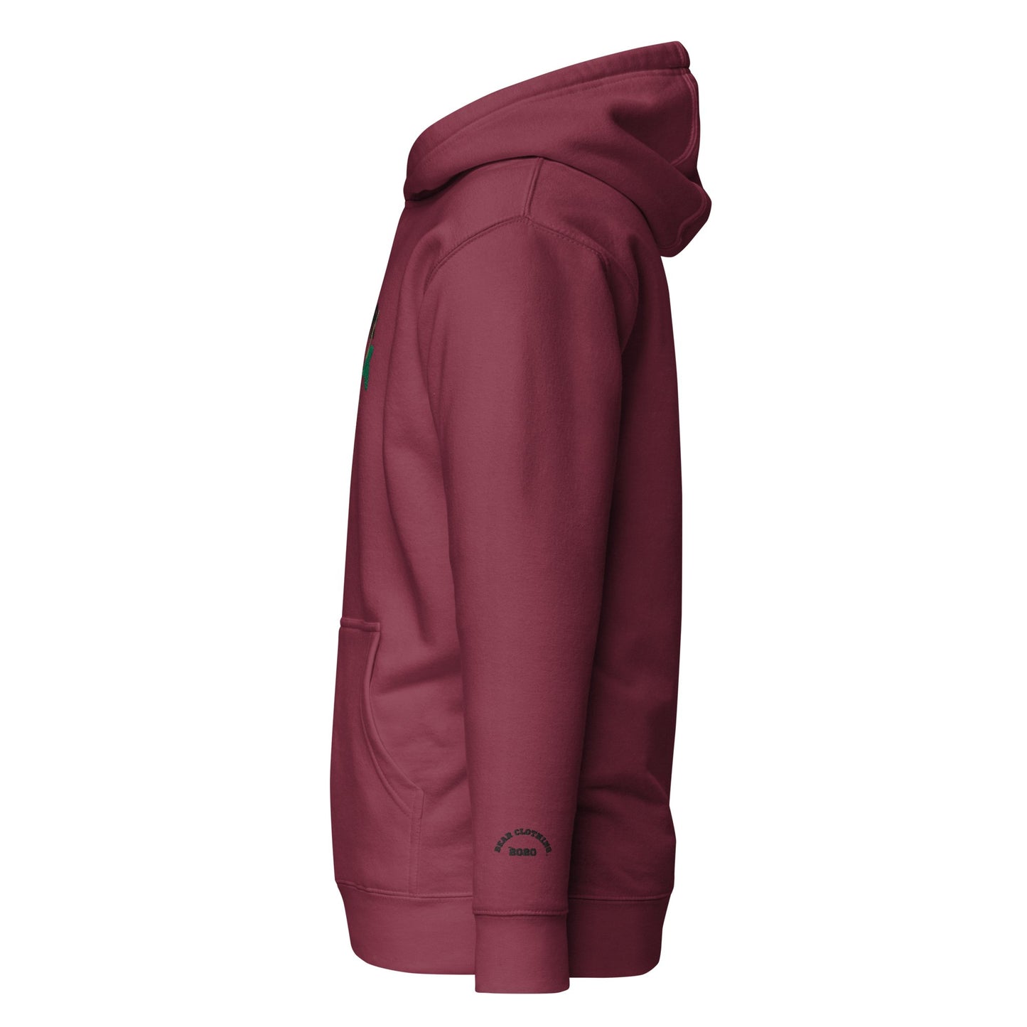 Fall Rose Your Worth Embroidery Premium Hoodie