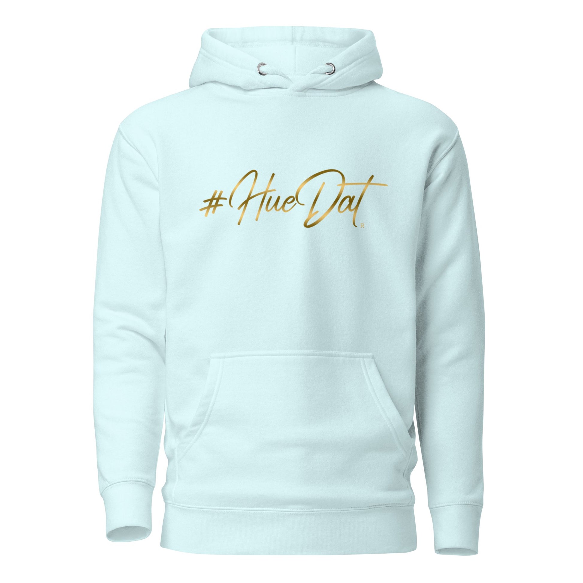 Huedat Exclusive Gold Print Fleece Unisex Hoodie - Bearclothing