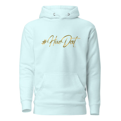 Huedat Exclusive Gold Print Fleece Unisex Hoodie - Bearclothing