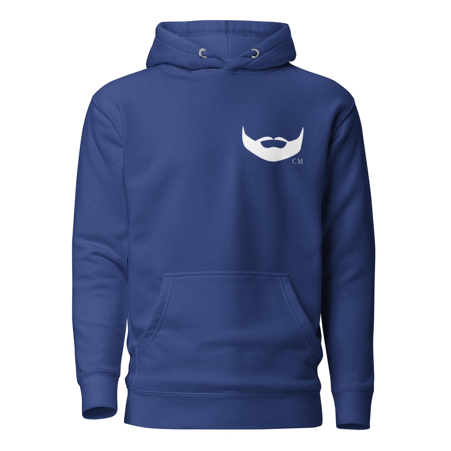 DPOV White Print Premium Unisex Beard Hoodie