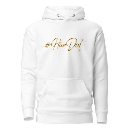 Huedat Exclusive Gold Print Fleece Unisex Hoodie - Bearclothing