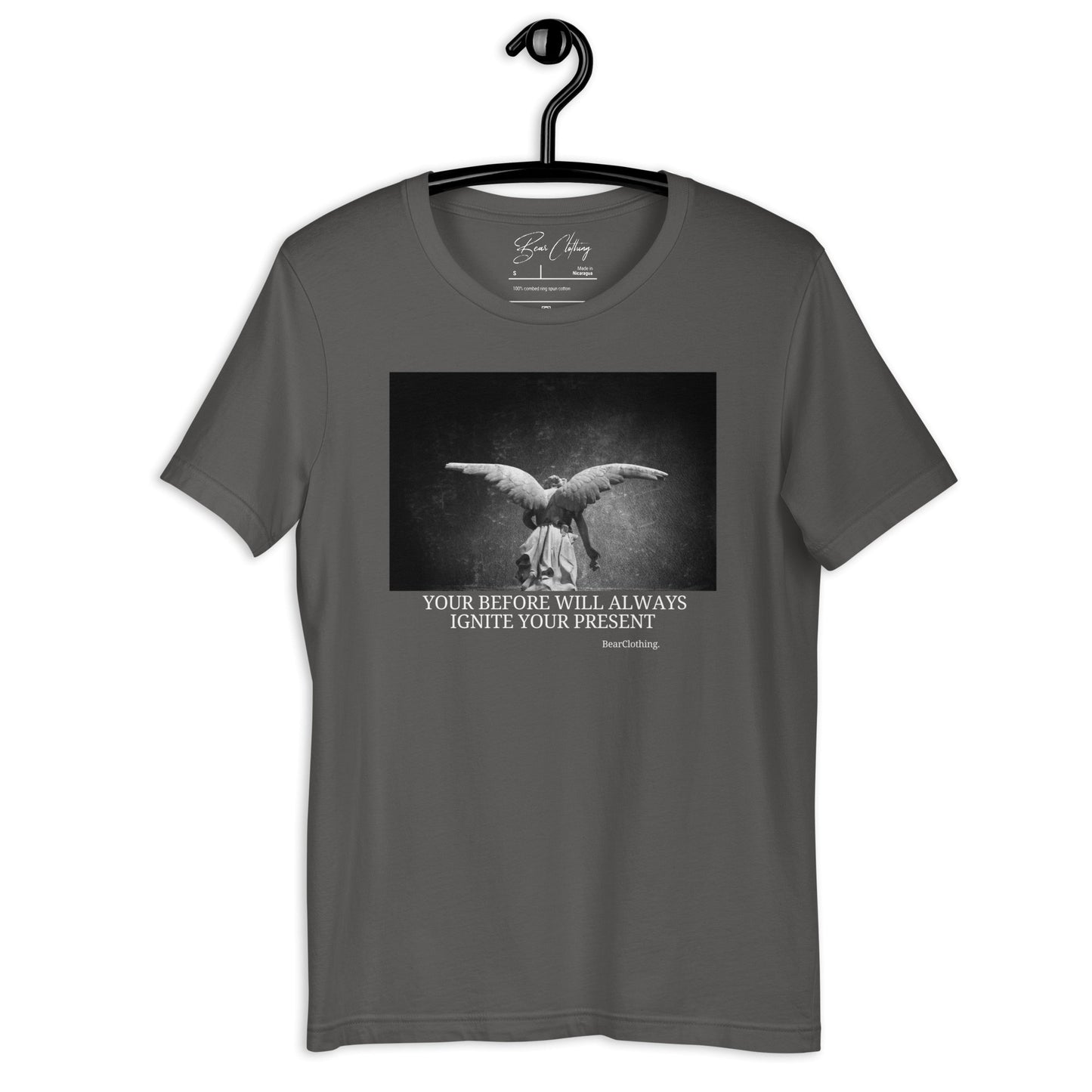 Exclusive White Print Box Angel Tee