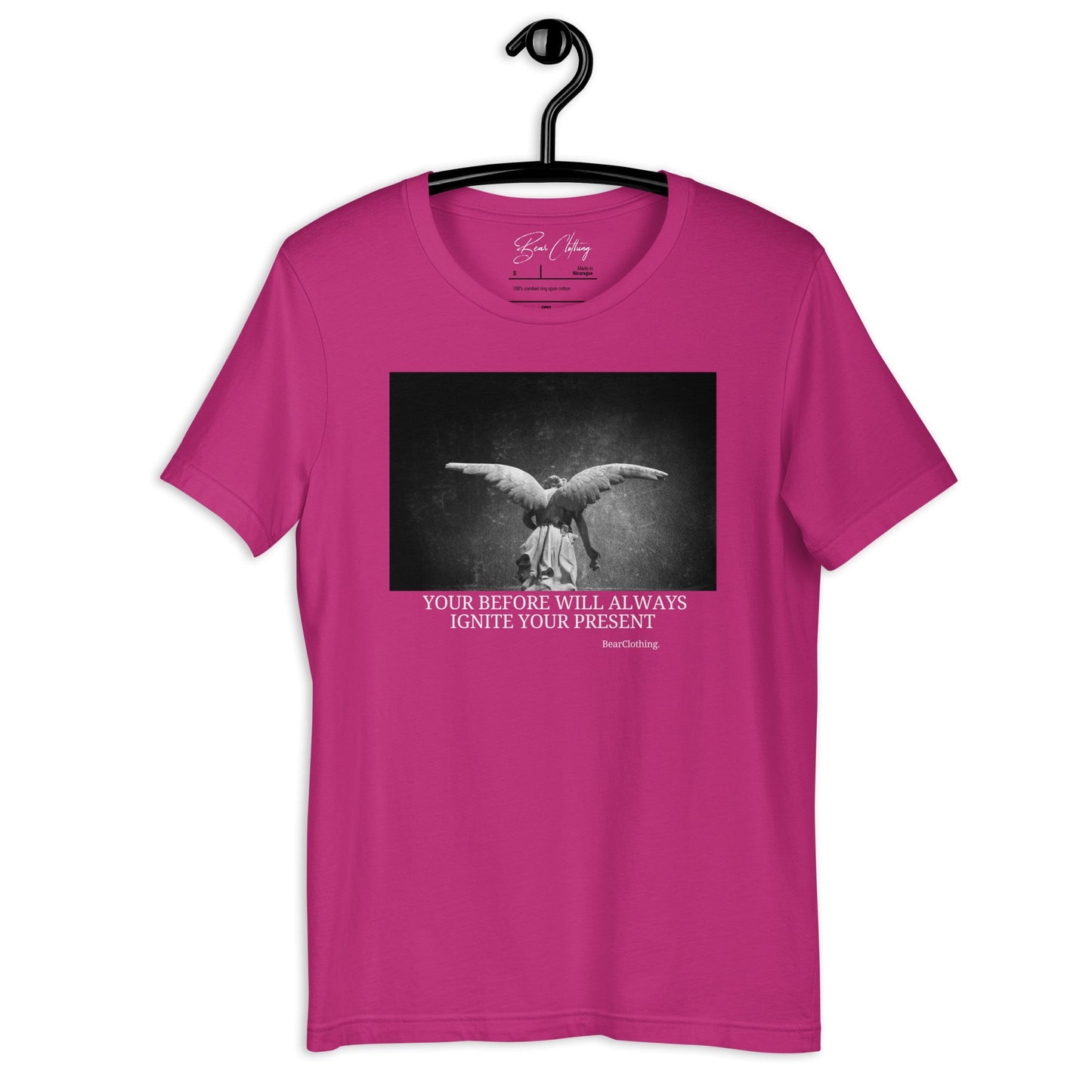 Exclusive White Print Box Angel Tee