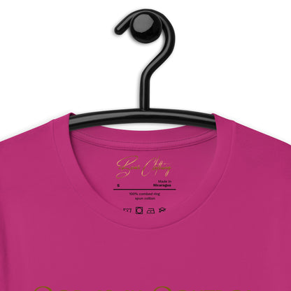 Gold Print Just God! Premium Tee - Bearclothing